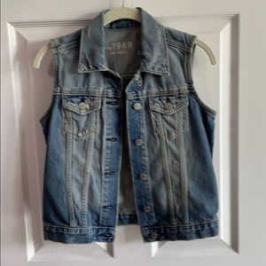 Gap jean jacket vest